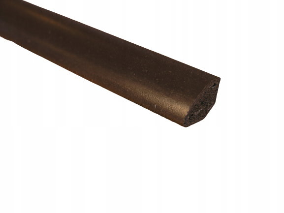 Ćwierćwałek okienny pcv 14x14 JASNY BRĄZOWY 2,5 m