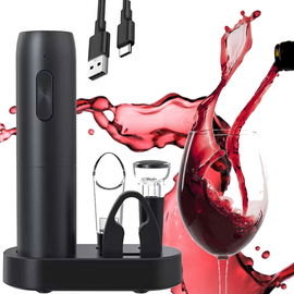 Elektryczny korkociąg Twinz Up otwieracz do wina elegancki prezent