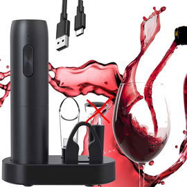 Elektryczny korkociąg Twinz Up otwieracz do wina elegancki prezent