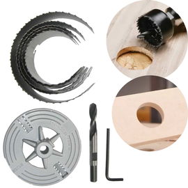 Zestaw Otwornic do Drewna Puszki 5szt HEX Klucz i Wiertło Connex Ø60-95mm