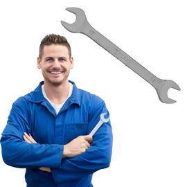 Klucz stal chromowana płaski dwustronny TOPEX 16 x 17 mm