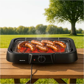 Grill elektryczny Stołowy SilverCrest 2000W Czarny