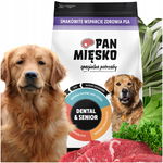 Sucha Karma Dla Psów Seniorów Zdrowe Stawy Lekkostrawna Pan Mięsko M 9 kg