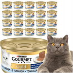 Mokra Karma Dla Dorosłych Kotów Tuńczyk Mus Purina Gourmet Gold 24x85g