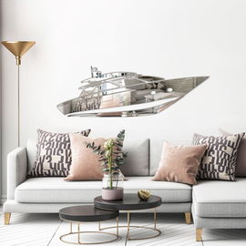 Lustro Akrylowe „Motorowa Fala”