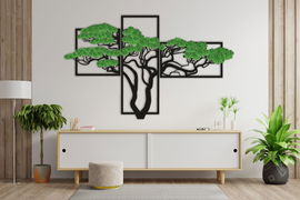 Obraz z Mchu „Zielona Harmonia”