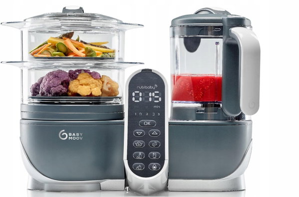 Babymoov Nutribaby (+) CZARNY parowar blender 6 w 1 - OUTLET