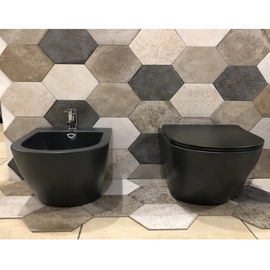 Bidet FILO MURO LANERI Kolor Czarny Mat