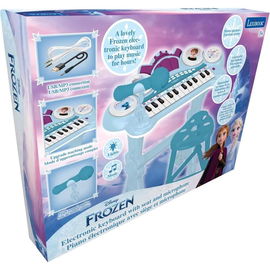 Elektroniczna klawiatura Disney The Ice Queen z mikrofonem i kablem audio