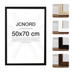 JCNORD Czarna drewniana ramka na zdjęcia z płyty MDF 50 x 70 cm