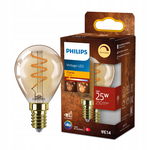 Żarówka LED Kulka E14 3W 2200K OZDOBNA FILAMENT RETRO ŚCIEMNIALNA PHILIPS