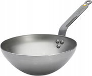 Wok DEBUYER Wok z trzonkiem MINERAL B ze stali żelaznej średnica 40 cm