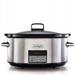 Crock-Pot Wolnowar, Czarny/Srebrny, 7,5 litry