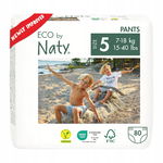 Nature Babycare Rozmiar 5 Junior Nappy Pants - zestaw 80 par spodni Nappy