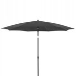 Doppler Rethink Parasol Parasol 200 cm ciemnoszary okrągły parasol