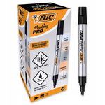 BIC Marking Pro marker permanentny z klinową końcówką, czarny, 9 sztuk