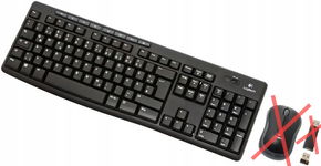 Zestaw klawiatura i mysz Logitech MK270 NIEMIECKA