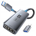 Fulfalic Karta przechwytywania wideo karta przechwytywania USB 3.0 HDMI