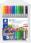 Staedtler 320 NWP12 ST Zestaw Flamastrów Wielokolorowy 12 sztuk