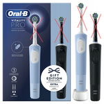 Szczoteczka Elektryczna Oral-B Vitality Pro D103 Duo Czarna Niebieska