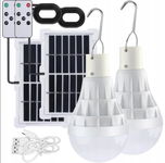 TechKen Żarówka solarna led lampa 2 szt