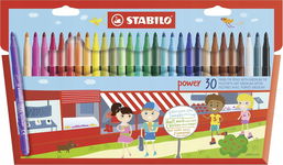 Flamastry STABILO power etui 23 szt. 23 sztuk