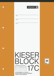 Brunnen 1042927 Blok Szkolny w Linie Pomarańczowy/Biały A4 Pojedynczy