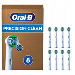 Oral-B Prescision Clean Końcówki do Szczoteczek Elektrycznych 8 Sztuk