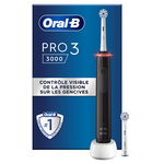 Oral-B Pro 3 3000 8006540759868 Szczoteczka Elektryczna do Zębów, Czarny,