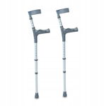 NRS Healthcare Comfort Grip Regulowane długie kule 1 para