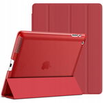 JETech Etui na iPad 4, iPad 3 i iPad 2 (czerwone)