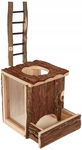 Trixie Natural Living Play and Burrow Tower, 20 × 20 × 16 cm