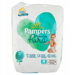 Pampers Naturello, 19 pieluszek wykonanych z bawełny i materiałów naturalny