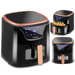 Frytkownica beztłuszczowa Air fryer czarno-złota