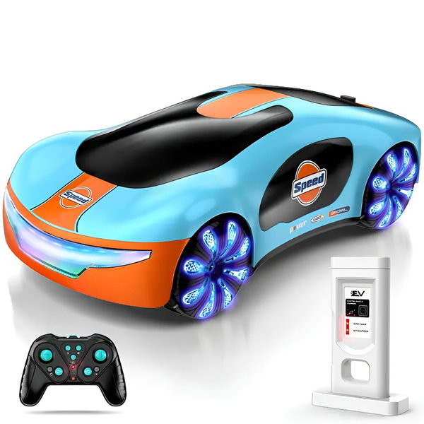 DUŻY SAMOCHÓD ZDALNIE sterowany AUTO 2.4GHZ SZYBKI LED USB C 4x4 360° PILOT