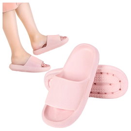 KLAMPKI DAMSKIE PIANKOWE na plażę basen LEKKIE BUTY na LATO kapcie DO DOMU