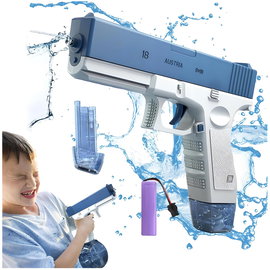 PISTOLET NA WODĘ AUTOMATYCZNY ELEKTRYCZNY GLOCK miotacz SIKAWKA ŚMINGUS