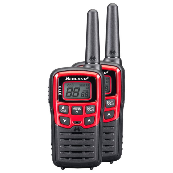 Midland XT10 PMR 2szt. Czerwone blister