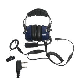 Diadema H&G450K PR-2309 mikrofonosłuchawki wygłuszające z wtykiem Kenwood