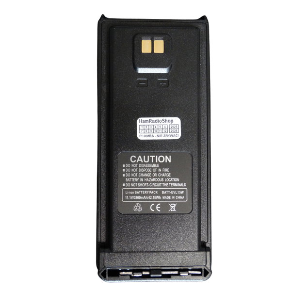 Bateria do TYT UVL-15W 3800mAh 11.1V