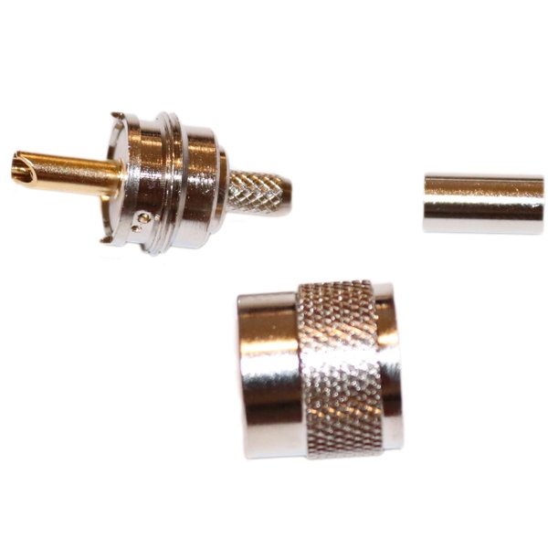 Wtyk UHF na RG58 zaciskany