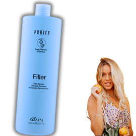 SZAMPON Kaaral FILLER Nawilżanie, Oczyszczanie Wypełniacze dla Blondynek 1000ml