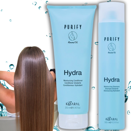 Zestaw Kaaral Hydra Pielęgnacja do Włosów Suchych Szampon 300ml + Odżywka 250ml