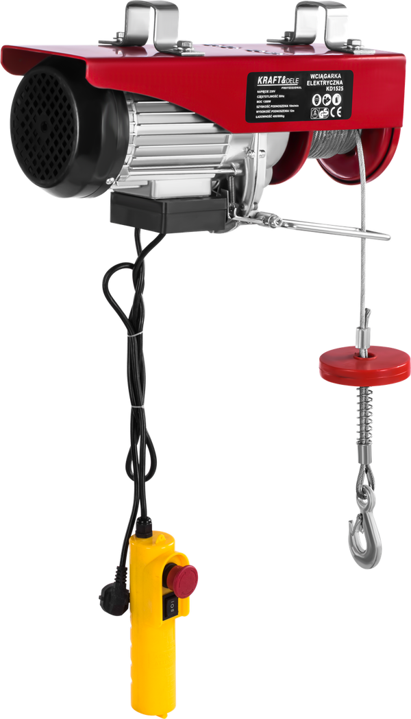 Wyciągarka elektryczna linowa 250/500kg KD1525