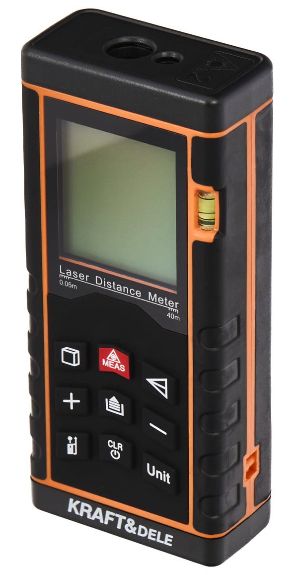 Laserowy miernik cyfrowy dalmierz 40m KD10405
