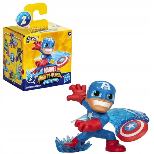 Figurka Captain America 6cm Marvel Avengers Mighty Verse