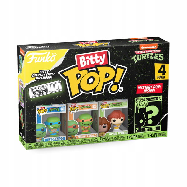 Figurki Bitty POP! Teenage Mutant Ninja Turtles Leonardo 4 figurki