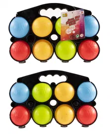 Zestaw 8 kul piłek do gry w Bule Boccia wielokolorowe