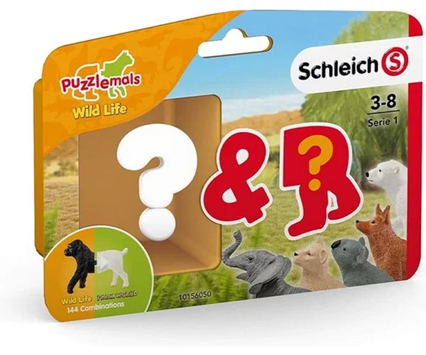 Schleich Puzzlemals Figruki Kolekcjonerskie Wild Life Niespodzianka