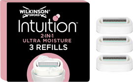 Wilkinson Intuition 2 w 1 Ultra Moisture damskie ostrza do golenia 3 sztuki